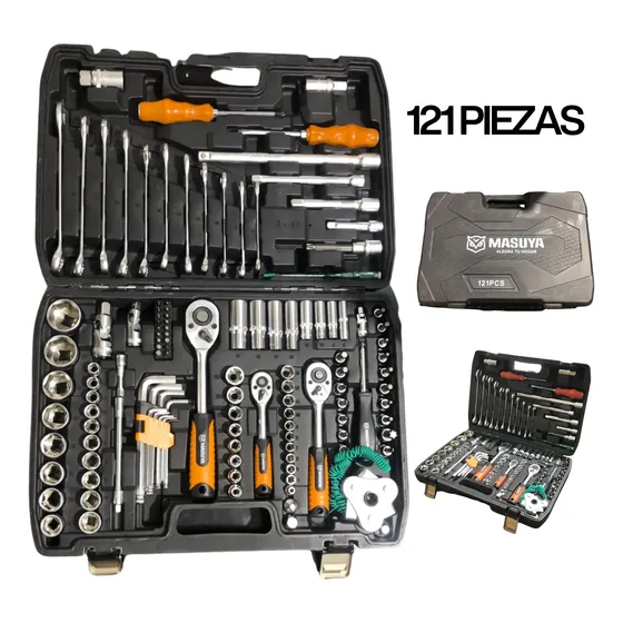 Set Tubos Llaves Combinadas Crique Profesional 121p