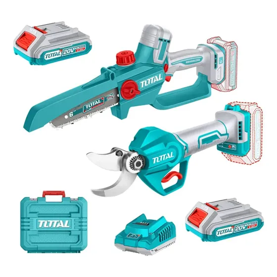 Kit Motosierra + Tijera De Podar Jardin Total Tosli250795