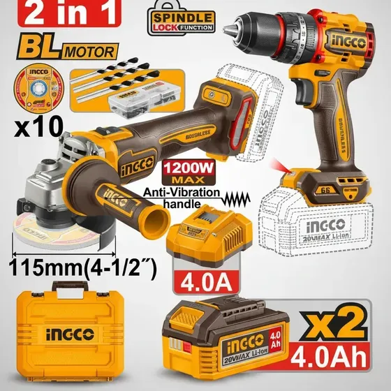 Kit de destornilladores Ckli20256-9 Ingco