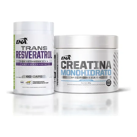 Combo Creatina Monohidrato 150g + Trans Resveratrol 60 Caps