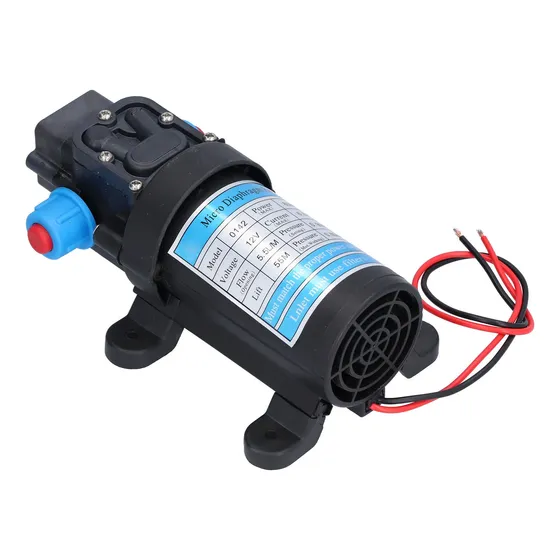 Bomba De Agua De Alta Presión 12v, Eléctrica, De Diafragma