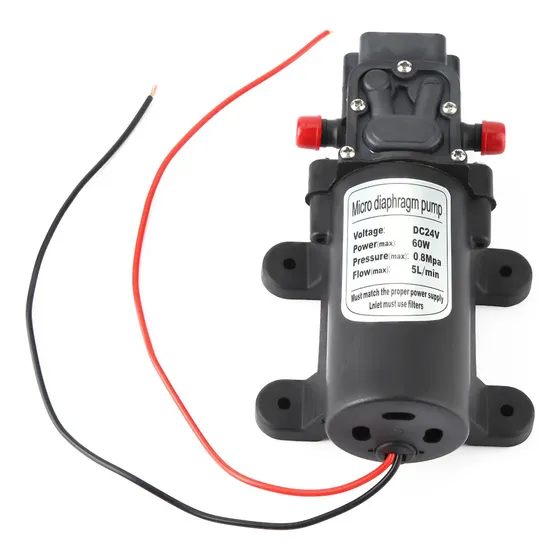 Bomba De Agua 24v 60w Mini Eléctrica 5l/m Diafragma Micro 1.