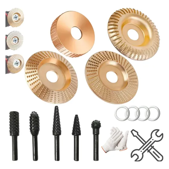 Heavy-duty Wood Carving Disc Set, Sanding Disc, Angle 4pcs-b