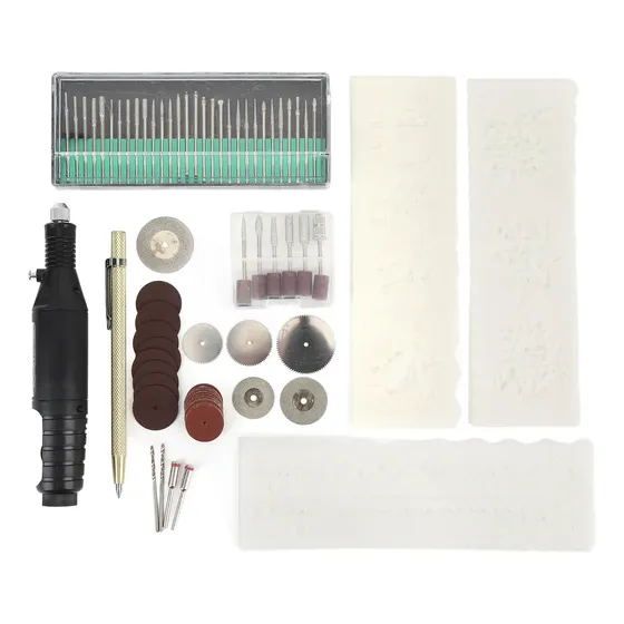 Kit De Grabado Multifuncional Eléctrico Con Cable Micro