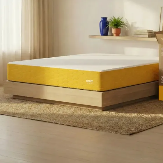 Colchón Calm Original Plus Queen 160x200 Espuma En Caja