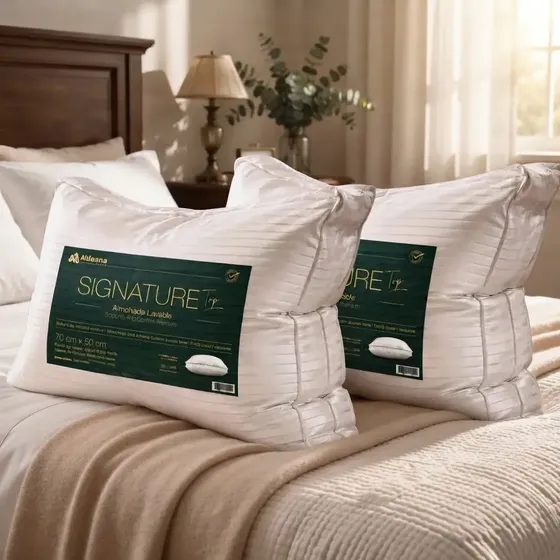 Combo X2 Almohadas 50x70 Hoteleras Aldeana Signature Top