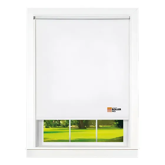 Cortina Roller Blackout 260x220cm Blanco - Roller Pro Black Out 100% Bloqueante Solar, Facil Instalacion, Tela Pvc Resistente, Aislante Termico Y Acustico, Soportes Metalicos, 260 Ancho X 220 Alto