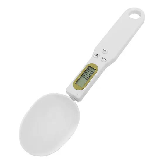 Cuchara Digital Medidora Balanza De Cocina 0.1 - 500 Gramos LIBERCAM CBM-750 Color Blanco