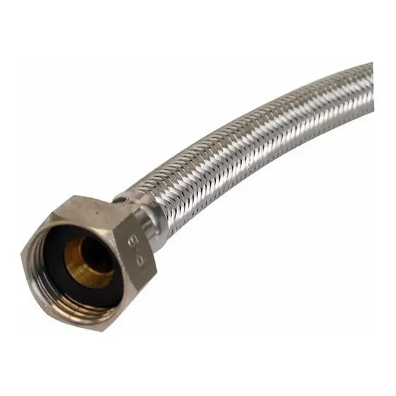 Flexible Para Agua Mallado 3/4 X 50 Cm De Acero Pack X2 Unid
