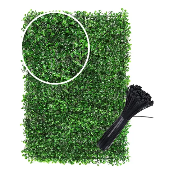 Jardín Vertical Artificial Ligustrina X10u + Kit Instalacion