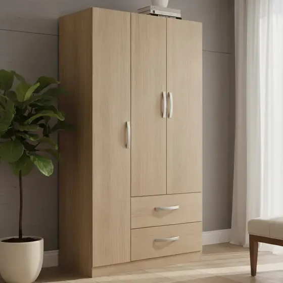 Placard Ropero 3 Puertas Maximo Organizador Moderno 85cm Oregon