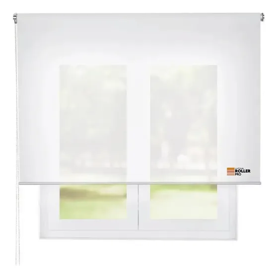Cortina Roller Sunscreen 6% 180x200cm Roller Pro | Filtra Rayos UV, Vista Exterior, Privacidad Día, Aislante Térmico, Soportes Metálicos, Fácil Colocación, 180 Ancho x 200 Alto