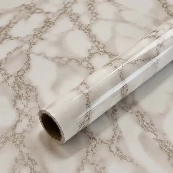 X7 Rollo Vinilo Autoadhesivo Papel Contact Revestimiento Calacatta Rollo 1.2m2 c/u (8.4m2 totales) Holzboden