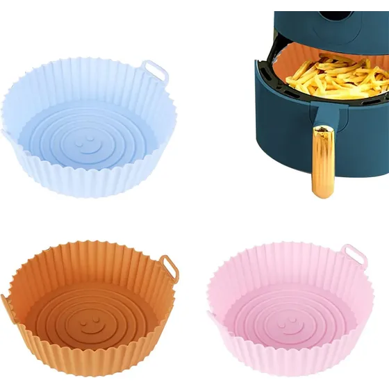 Molde Air Fryer Silicona Set X4 Antiadherente Freidora Aire