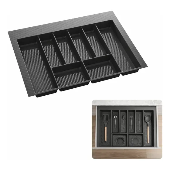 Cubiertero Organizador Cajón Cocina Ajustable Pvc Modulo 700