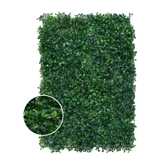 Jardin Vertical Artificial Verde Panel Muro 40x60 - Pack 50 Color Dark