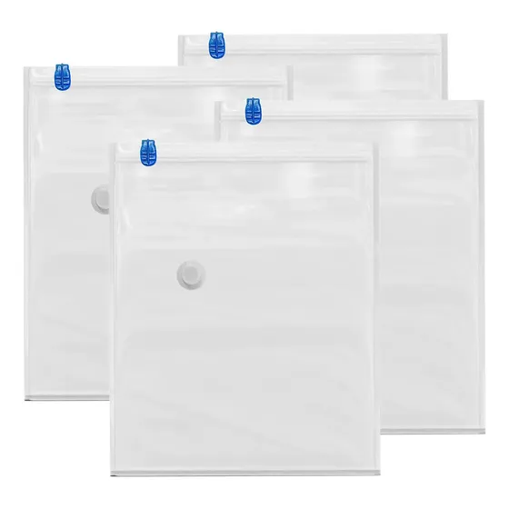 Set de 4 Bolsas Al Vacío para Ropa Cocina Organizador Proline 50x60 Cm