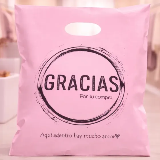Bolsas De Plastico Para Compras Riñon Regalo 20x30  X50u