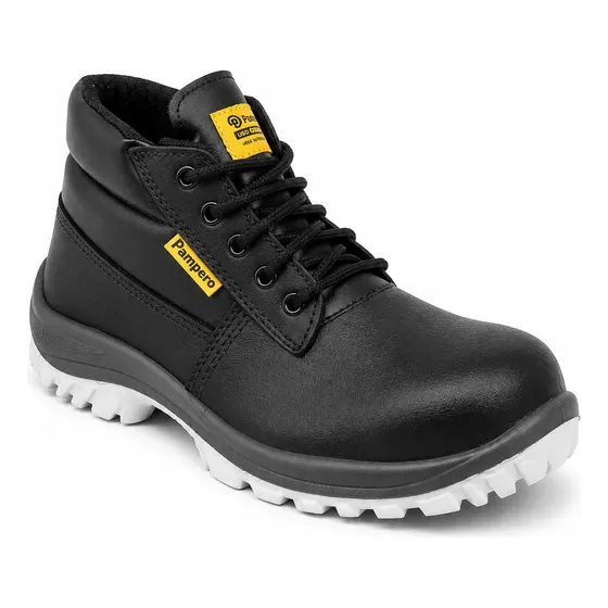 Botin Pampero Hombre Seguridad Trabajo Punta Acero Cuero Fca