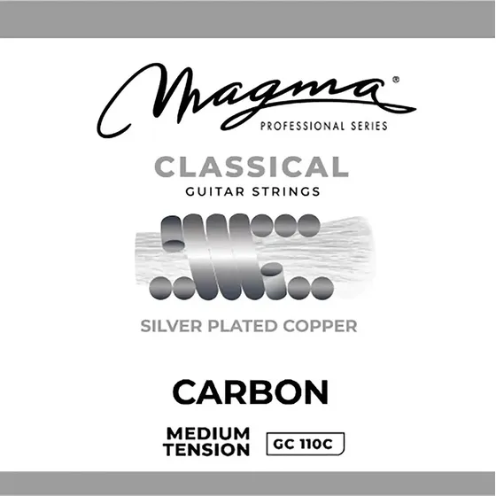 Cuerdas Guitarra Clásica Magma Carbono GC110C Tensión Media