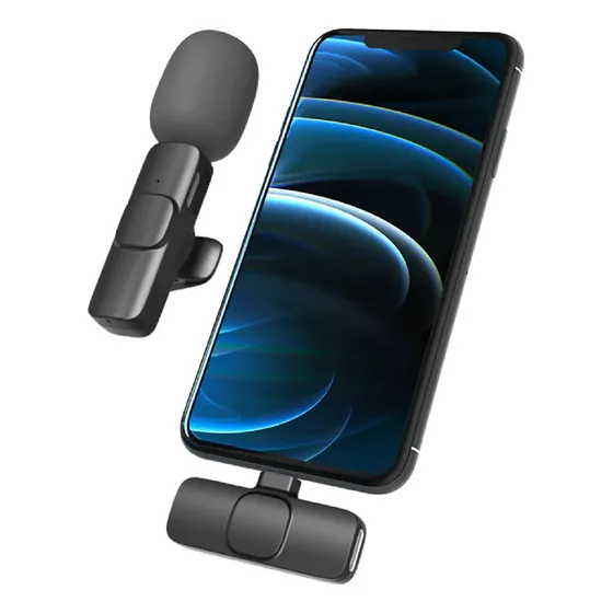 Micrófono Corbatero Inalámbrico Waggs para Android iOS Streaming
