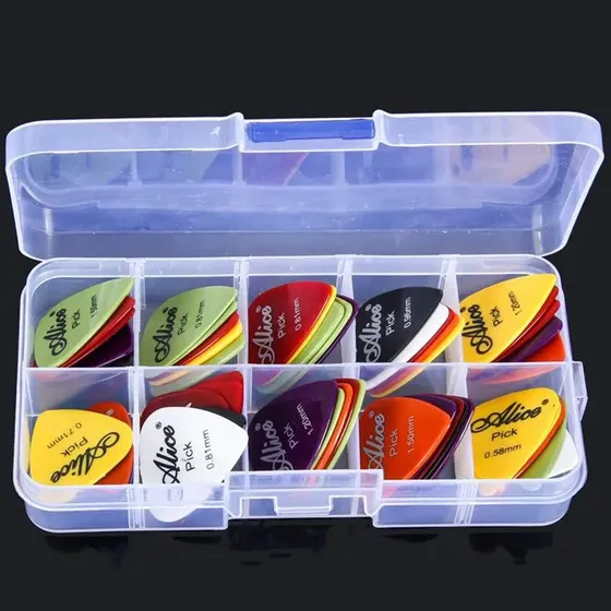 Juego De Púas De Guitarra Con Acabado Esmerilado, 50 Piezas,