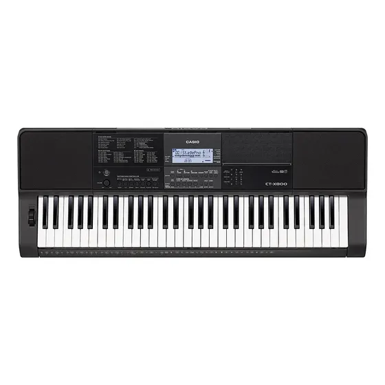 Teclado musical Casio CT-X CT-X800 61 teclas negro