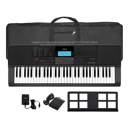 Organo Teclado Casio Ct-x700 Piano Usb Fuente Funda Pedal