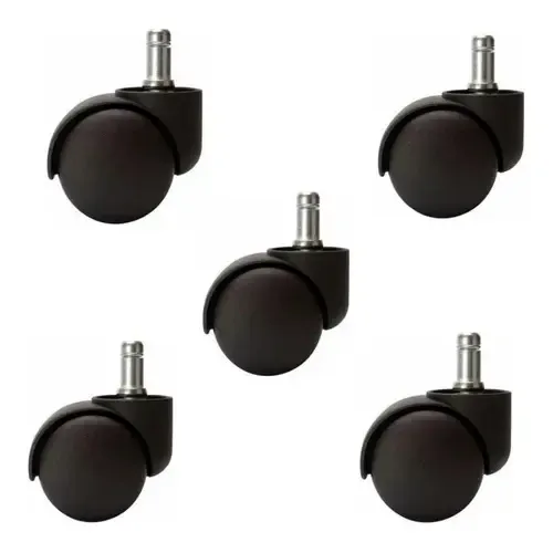 Ruedas Giratorias Sillas-sillon Oficina X5 Un. Reforzadas