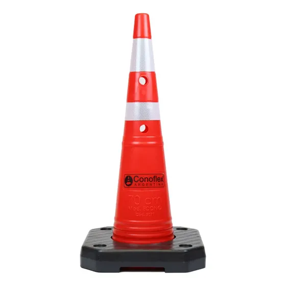 Cono De Seguridad Vial 70 Cm 2,3 Kg Conoflex Color Rojo