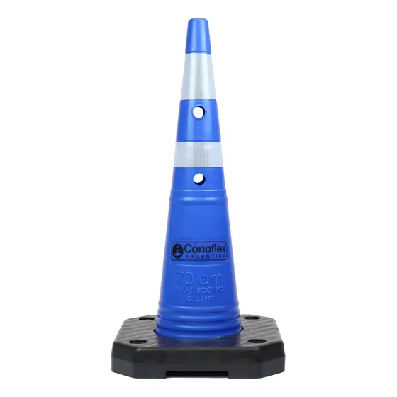 Cono De Seguridad Vial 70 Cm 2,3 Kg Conoflex Color Azul