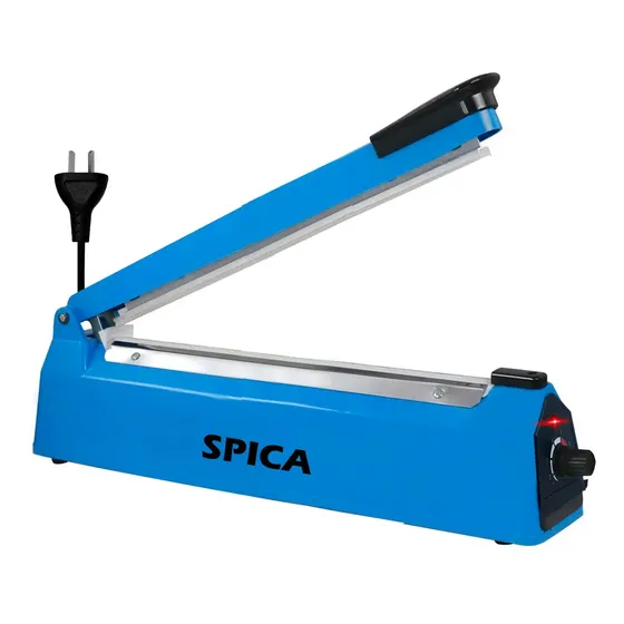 Selladora De Bolsas 40cm Spica Se-40 Regulable 8 Niveles De Temperatura Color Azul