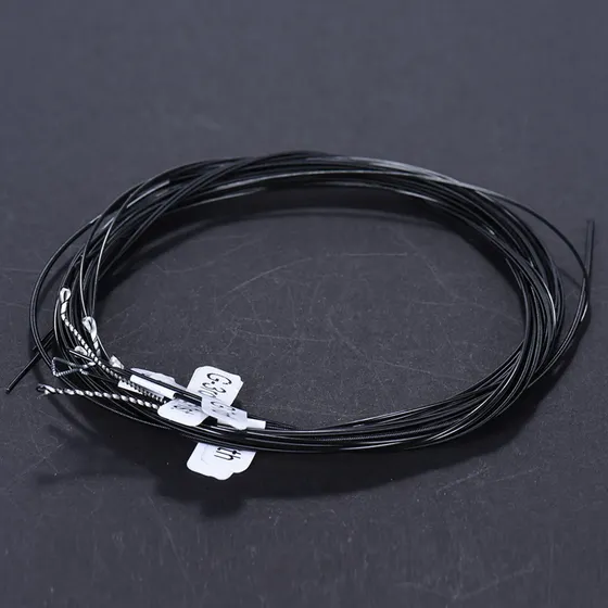 Cuerdas Para Guitarra Acústica Alice Ac136bk-h Black Nylon