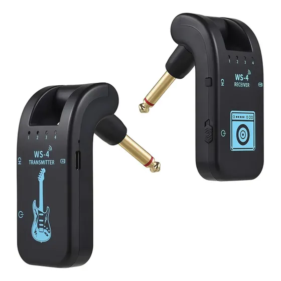 Miwayer Ws-4 Sistema Inalámbrico 8 Canales Guitarra 2.4g