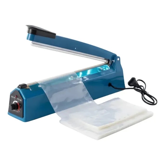 Selladora Termica Manual 300mm Bolsas Pp/pe Ditron Color Azul Acero