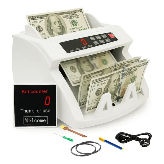 Contadora de Billetes Kidoo BIC05 1000/min Detección UV y MG