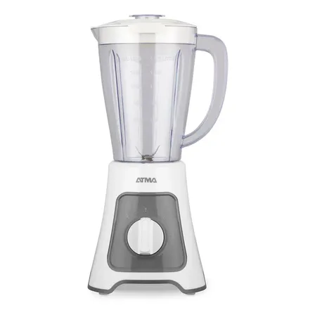 Licuadora De Vaso Atma Li8445ap Jarra Plástica 2 Velocidades Blanco