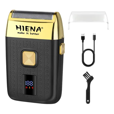 Afeitadora Foil Hiena Recargable Hombre Negro