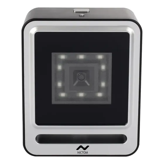 Lector Codigo De Barras Comercial 2d Usb Nictom Lcb2200 Color Negro
