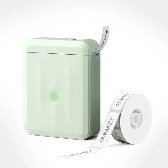 Rotuladora Portátil Niimbot D110M Etiquetadora Manual Impresora Color Verde