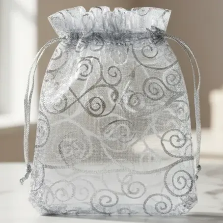 Bolsas Organza 12x9cm. Pack Por 20 Unidades