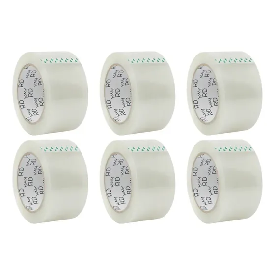 Cinta Embalar Cristal 48mm X 100 Metros Rd X 6 Unidades Transparente