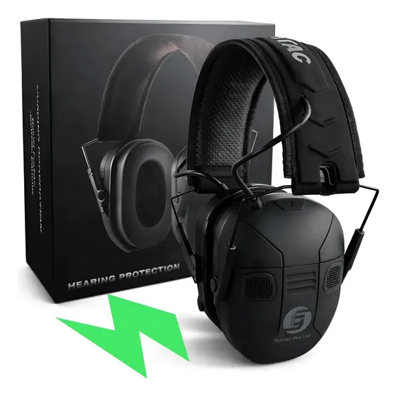Protectores Auditivos Electrónicos 25db Para Tiro Y Trabajo