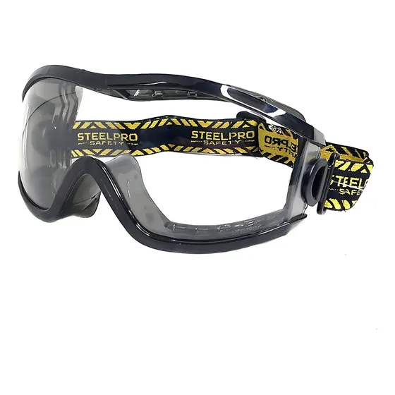 Antiparras De Seguridad Proteccion Antiempaño Steelpro Everest Color del cristal Transparente