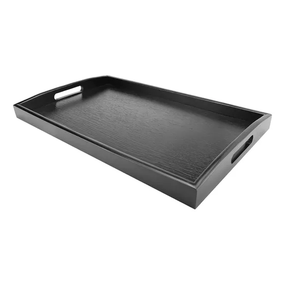 Bandeja Grande De Madera Para Té, Agua Y Bebidas De Madera