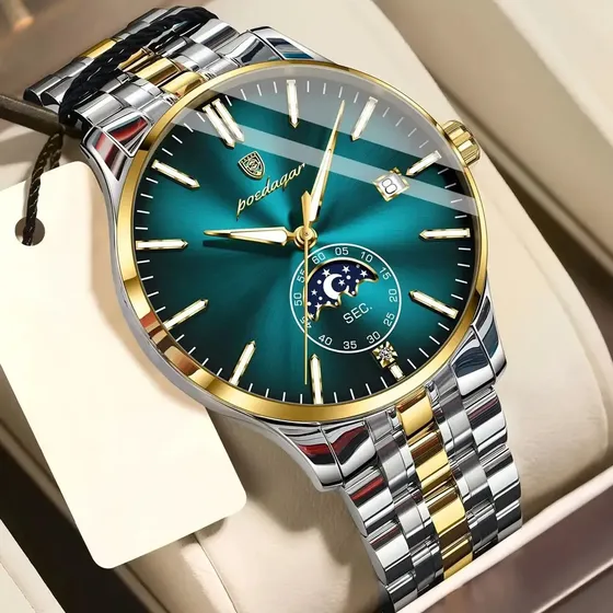 Reloj Poedagar 854 Cuarzo Impermeable Hombre