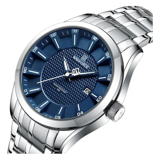Reloj Hombre Naviforce 8032 Acero Inoxidable Elegante Casual