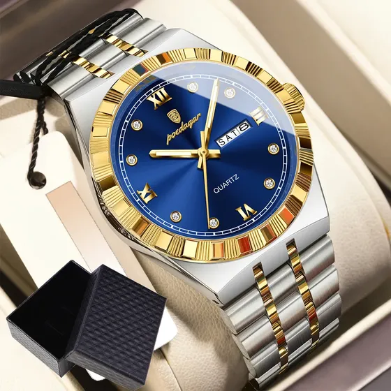 Reloj Poedagar 872 Cuarzo Con Calendario