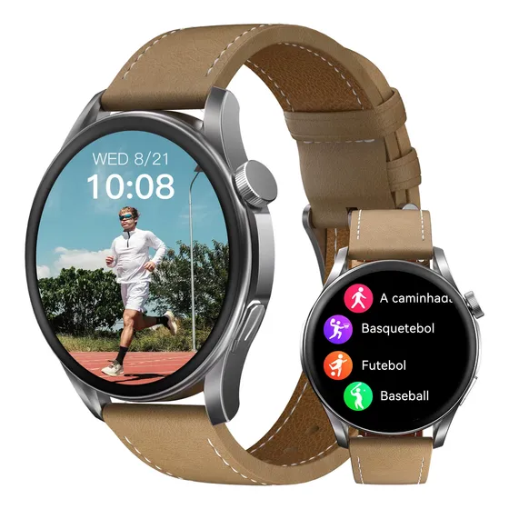 Reloj Inteligente Para Hombre Amoled 1,43  Scykei Civer Ios
