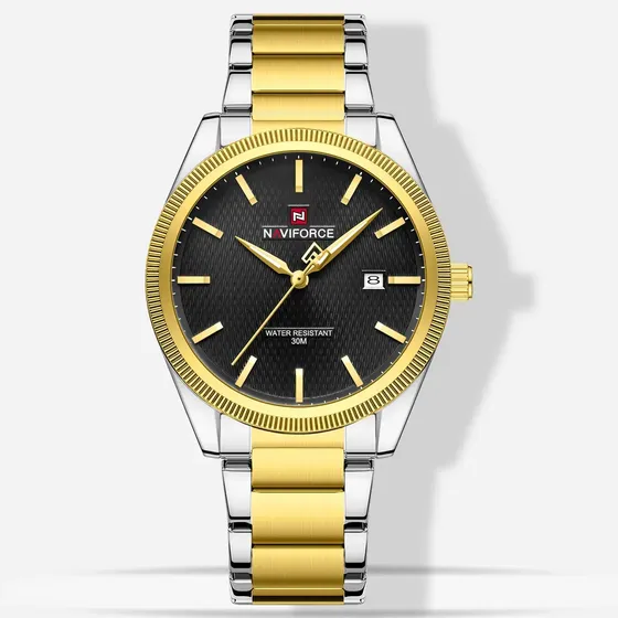 Reloj Naviforce 2026 Clásico Casual De Acero Para Hombre